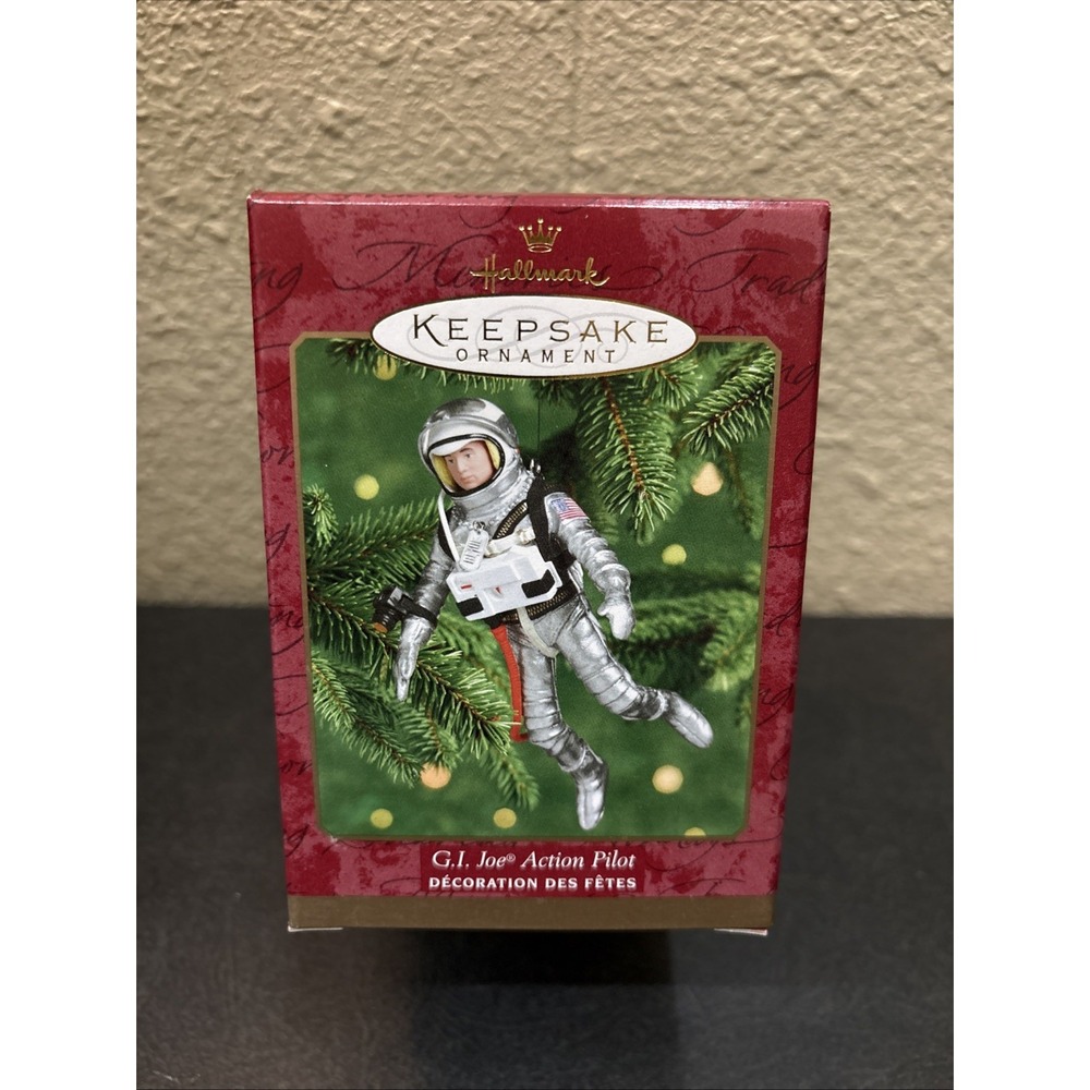 Hallmark Keepsake NEW GI Joe 2000 Action Pilot Astronaut Christmas Ornament